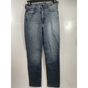 Rag & Bone Womens Nina High Rise Ankle Cigarette Jeans Ziggy1 Wash Sz 24
